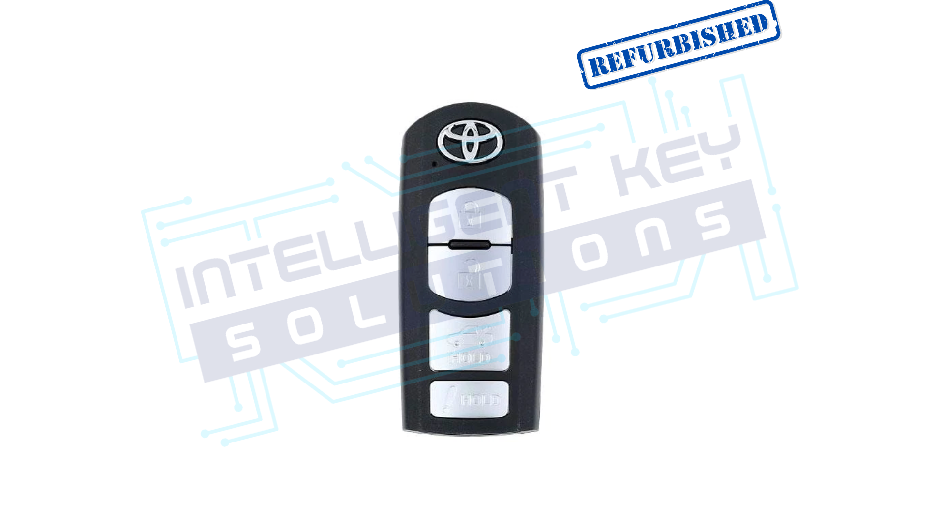 17-20 Toyota Yaris 4 Btn Smart Key (D02) OEM REFURBISHED w/LOGO – Intelligent Key Solutions