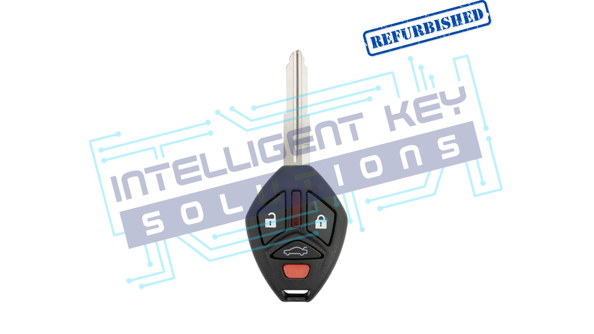2008-2017 Mitsubishi Lancer 4BTN Remote Head Key (OUCG8D-625M-A / 6370A477 MIT3 ) OEM Refurbished NO LOGO