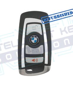 2009-2014 BMW 4Btn Smart key (9266846-02/YGOHUF5662/silver trim/315MHZ) OEM REFURBISHED