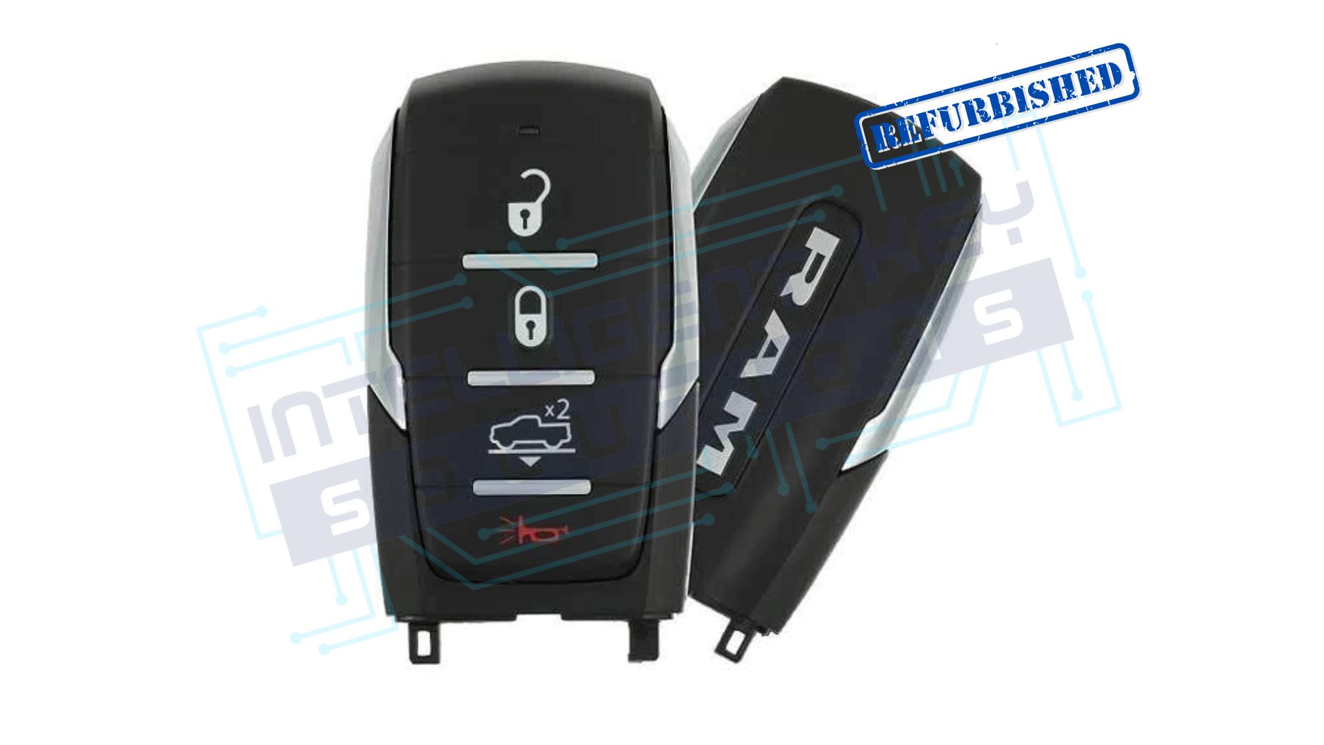 2019-2024 Dodge Ram 1500 4Btn Smart Key (OHT-4882056) OEM Refurbished w/logo