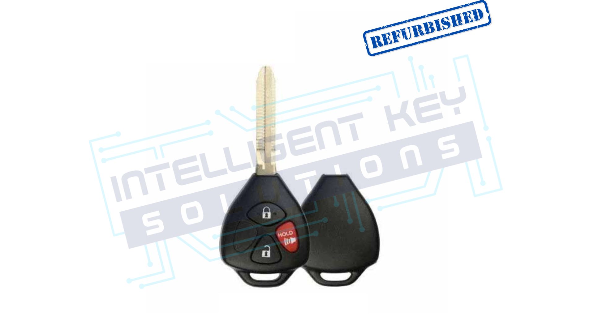 2006-2010 Toyota Rav4 3Btn Remote head Key (HYQ12BBY/ 4D-67) Oem Refurbished NO LOGO