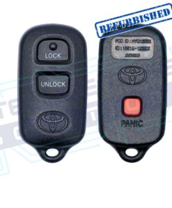 2000-2008 Toyota 3Btn Keyless Entry Remote (89742-42120 / HYQ12BBX) OEM Refurbished W/LOGO