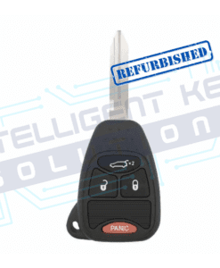 2005-2014 Chrysler, Dodge, Jeep 4Btn Remote Head Key (OHT692713AA) OEM Refurbished N) LOGO