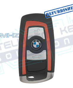 2009-2014 BMW 7 SERIES 3Btn Smart key (9254899-04/YGOHUF5662/RED trim/315MHZ) OEM REFURBISHED