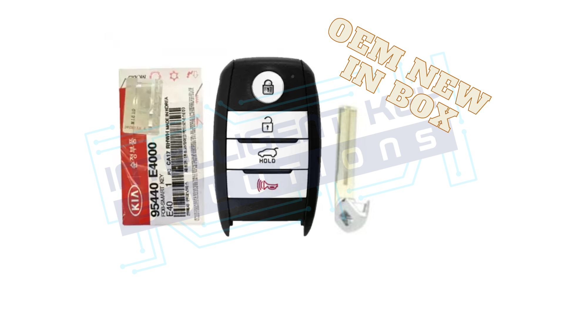 2015-2018 KIA SOUL EV 4btn Smart Key (PN: 95440-E4000 / CQ0FN00100) OEM NEW IN BOX