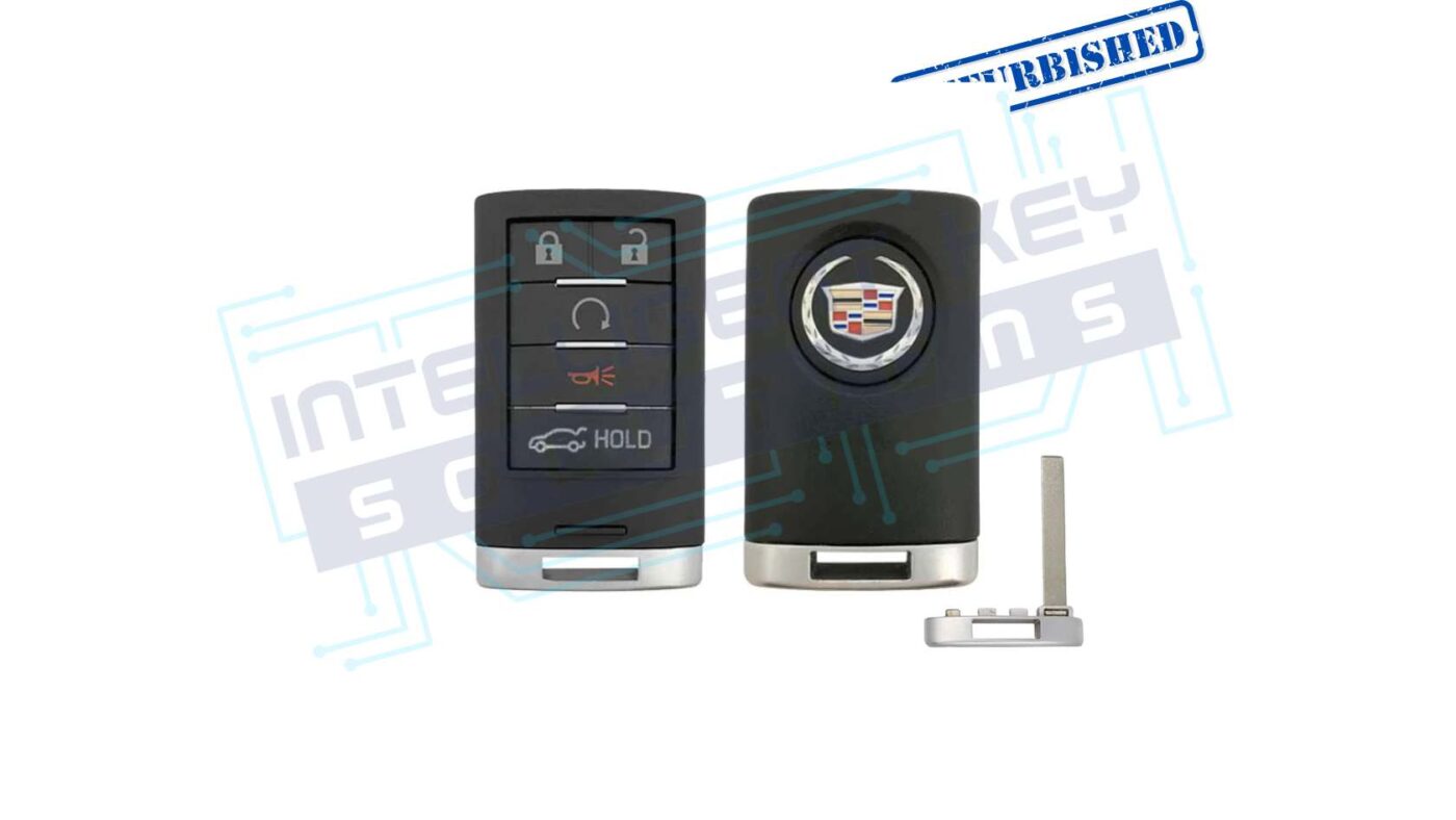 20132015 Cadillac 5Button Smart Key w/ Trunk (OEM Refurb