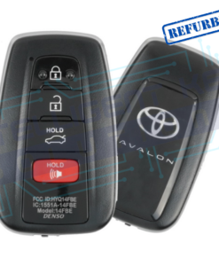 2019 Toyota Avalon 4btn Smart Key (HYQ14FBE/231451-0410 G) OEM REFURBISHED w/LOGO